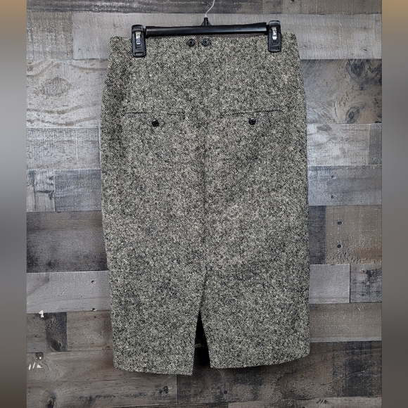 Ralph Lauren Vintage Rugby 100% Lamb Wool Midi Skirt - Picture 2 of 6